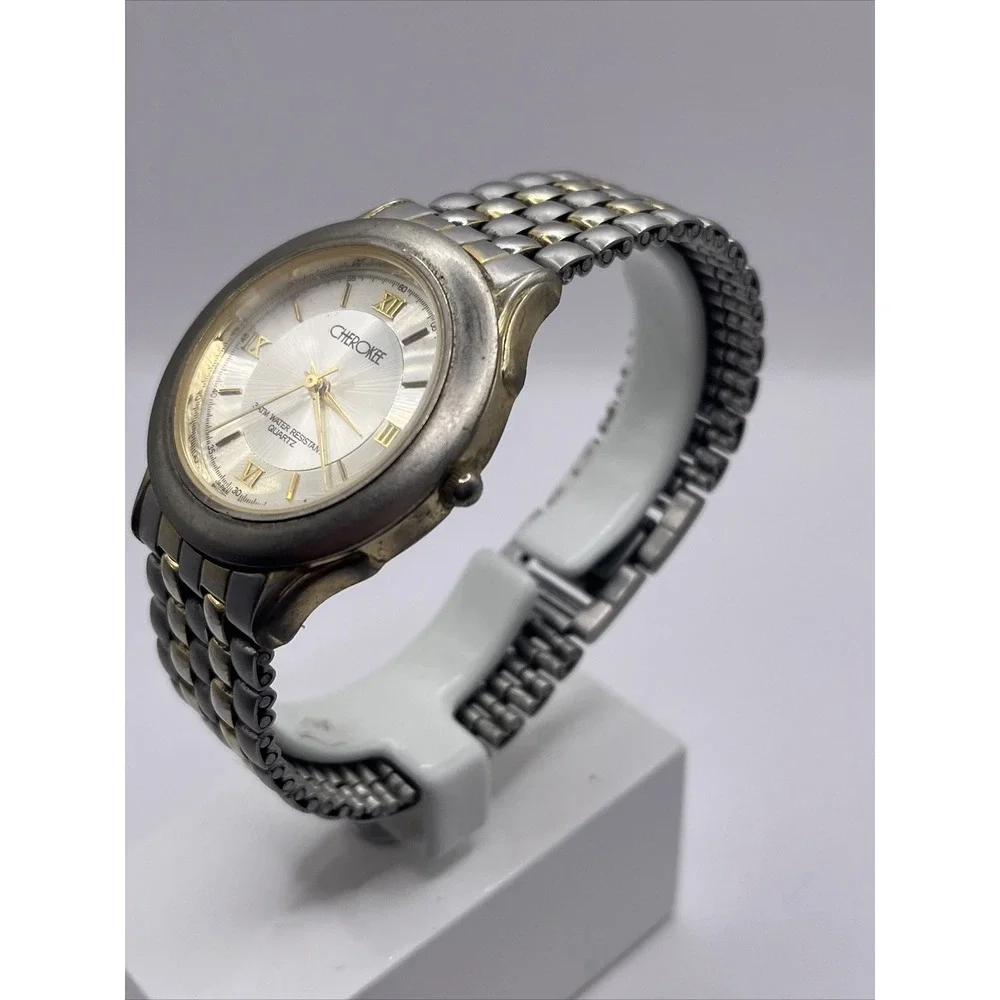 Cherokee Women's Quartz Watch Silver Tone WR 30M- New‎ Battery